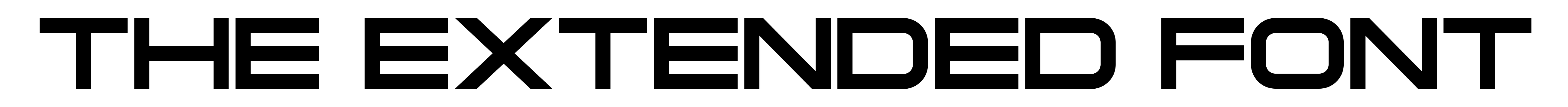 The Extended Font